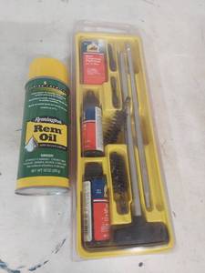 lot 2171 image: Gun Cleaning Kit with Remington Rem Oil - Approximately 13 Full