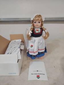 lot 2187 image: The Little Dutch Girl Royalton Collection Porcelain Doll
