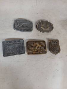 lot 2197 image: Olympic Shooting Team Belt Buckle Collection