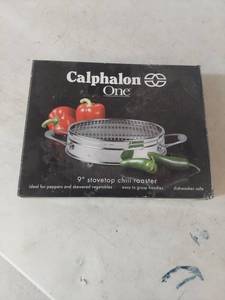 lot 2198 image: Calphalon One 9 Inch Stovetop Chili Roaster