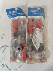 lot 2226 image: (2) Central Forge Edging Clamp Set - 2 Piece Set