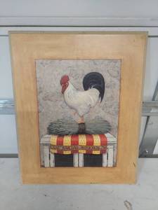 lot 2242 image: Rooster Wall Decor