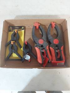 lot 2245 image: Mixed Set of Spring and Ratcheting Clamps