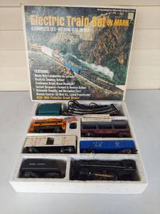 Marx Electric Train Set with Locomotive and Multiple Cars