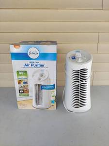 lot 1007 image: Febreze HEPA-Type Tower Air Purifier with Original Box