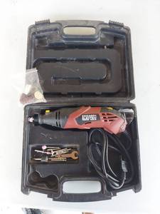 lot 1010 image: Chicago Electric Rotary Tool Kit with Case