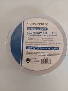 lot 1049 image: Sontax HVAC Aluminum Foil Tape 2 In. x 50 Yard