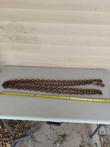lot 1082 image: Chain with Grab Hooks 12 foot