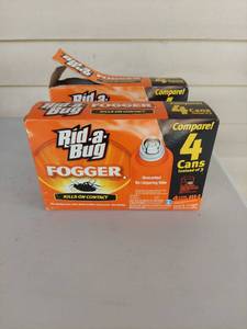 lot 1091 image: Rid-a-Bug Fogger - 7 Cans Total