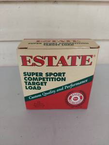 lot 1094 image: Estate Super Sport Competition Target Load 12 Gauge Shotgun Shells 25 Count