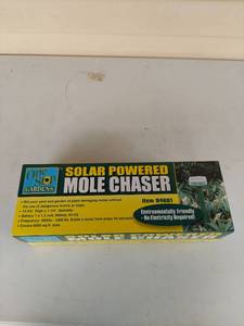 lot 1122 image: One Stop Gardens Solar Powered Mole Chaser