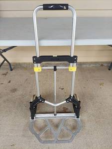 lot 1143 image: Safco Folding Aluminum Hand Truck Dolly