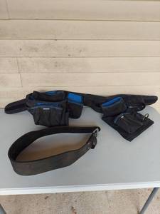 lot 1166 image: Kobalt Tool Belt Set with Leather Work Belt