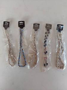 lot 1188 image: Fashion Spike Bead Necklace Set of 5