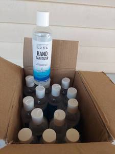 lot 1212 image: Defense Zone Hand Sanitizer 70% Alcohol 8oz Bottles - Case of 12
