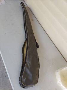 lot 1222 image: Olive Green Vinyl Rifle Soft Case with Fleece Lining