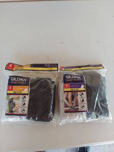 lot 1230 image: Gildan Smart Basics Big & Tall Mens Socks Bundle - No Show & Low Cut 4-Pair Packs