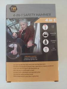 lot 1236 image: TuffWork 4-in-1 Safety Hammer Car Cane