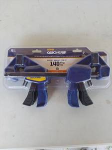 lot 1287 image: Irwin Quick-Grip 6-Inch Bar Clamps 4-Pack