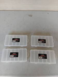 lot 2284 image: Tool Shop 6-Compartment Parts Organizer Boxes - Set of 4