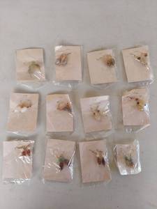 lot 2294 image: Natural Stone Beaded Dangle Earrings Lot of 12 Pairs
