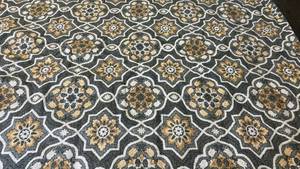 lot 2067 image: Threshold 7x10 Area Rug. GrayYellow.