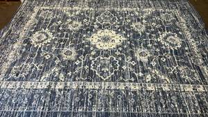 lot 2069 image: Threshold Indigo Industrial 7x10 Area Rug.