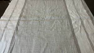 lot 2072 image: Threshold Marina Stripped 7x10 Area Rug.