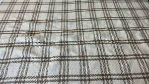 lot 2077 image: Threshold TanCream Plaid 7x10 Area Rug.
