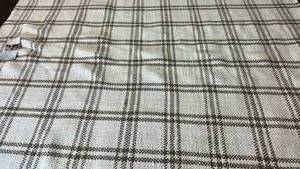 lot 2079 image: Threshold TanCream Plaid 7x10 Area Rug.