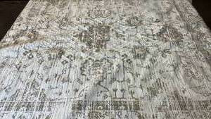 lot 2083 image: Threshold Vintage Distressed Tan 10x12 Area Rug.