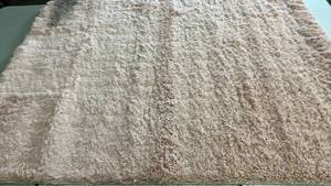lot 2103 image: Room Essentials Pink Shag 4x56 Area Rug.