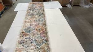 lot 3004 image: Safavieh Runner 23x10- CR�MEMULTI