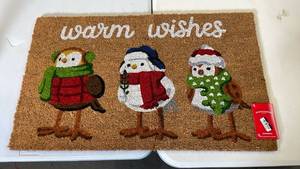 lot 3077 image: Wondershop Doormat, 18x30