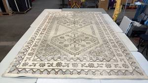 lot 8001 image: Threshold 7x10 Area Rug - Cream