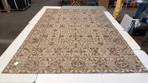 lot 8008 image: Threshold 7x10 Brown Floral Area Rug