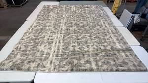 lot 8011 image: Threshold 7x10 Gray Geo Area Rug