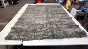 lot 8027 image: Threshold 7x10 Shag Rug - Gray