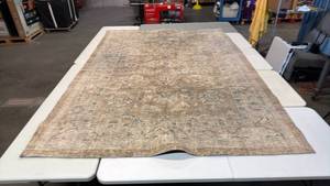 lot 8030 image: Project Beautiful Boarder Persian Rug - 7x10 Rust