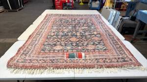lot 8064 image: Opalhouse Area Rug 5x7 PinkNavy Blush Persian Pattern