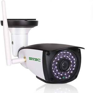 lot 26226 image: SV3C 5MP WiFi IP Camera Outdoor, Dual Band 2.4GHZ 5GHZ WiFi Security Cameras, Exterior Onvif Cam Support RTSP Browser Viewing, Human Motion Detection, Two-way Audio, IP66 Waterproof, SD Card Recording - Retail $52