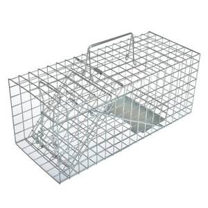 lot 26260 image: Anyhall Squirrel Trap Heavy Duty Humane Live Animal Cage Trap (No Assembly Required) - 17 x 7 x 7 - Retail $31