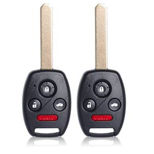 lot 30411 image: MechanMagic 2PCS Key Fob Remote Replacement Fits for Honda Civic EX Si Hybrid 2006 2007 2008 2009 2010 2011 2012 2013 Acura Mdx 2007-2013 N5F-S0084A Keyless Entry 4 Btns Remote Control 35111-SVA-306 - Retail $19