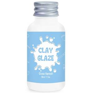 lot 50983 image: 50ml Air Dry Clay Varnish Air Dry Clay Sealant for Airdry Clay Air Dry Clay Glaze Can Not Only Used to Prevent Clay Cracking, Scratches, and Wear,It Can Also Having a Glossy Glaze Effect (Gloss) - Retail $10