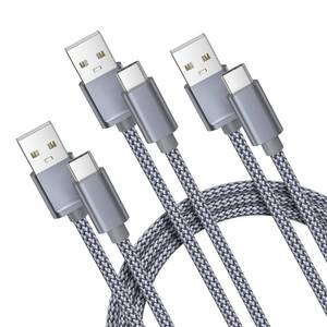 lot 50991 image: Basesailor USB Type C Charger Cable 3-Pack 3.36.610FT,Charging Power Cord for Kindle Fire HD 7 12th 2022,10 9th 2019,HD 8 10th 2020,11th 2021 Generation,Samsung Galaxy A03s A13 A53 S10,Steam Deck - Retail $15