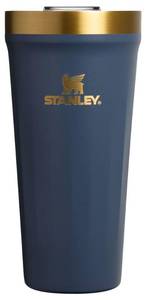 lot 51975 image: STANLEY Everyday Tumbler 20 oz  Press Fit Drink Through Lid  Beverage, Coffee, and Cocktail Cup  Insulated Stainless Steel Wine Glass  BPA-Free  Twilight Gold PVD - Retail $38