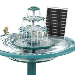 lot 44265 image: A6.5W Solar Bird Bath Fountain with 3 Tiered Bird Bath, DIY Detachable Solar Water Fountain Pump with Fixed Equipment for Garden Decoration, Outdoor Bird Feeder and Waterfall