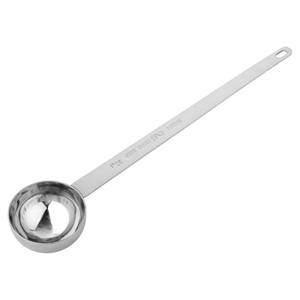 lot 44291 image: Long Handle Stainless Steel Coffee Scoop 2 Tablespoon Measuring Spoon for Ground Coffee & Powder Includes Teaspoon and Funnel Design (2 TPSP)