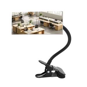 lot 44381 image: StartFine Clip On Security Mirror Convex Desk Office Cubicle for Personal Safety Desk Rear View Mirror Monitor Computer to See Behind You Flexible Gooseneck (Rectangle 6.69x2.95 Frameless) - Retail $15