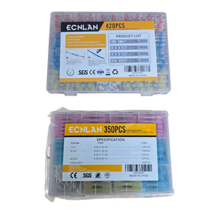 2 Piece ECNLAN Heat Shrink Wire Connector Kit 420/350 PCS